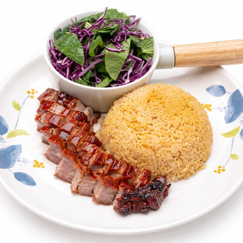 Honey BBQ Pork with Rice